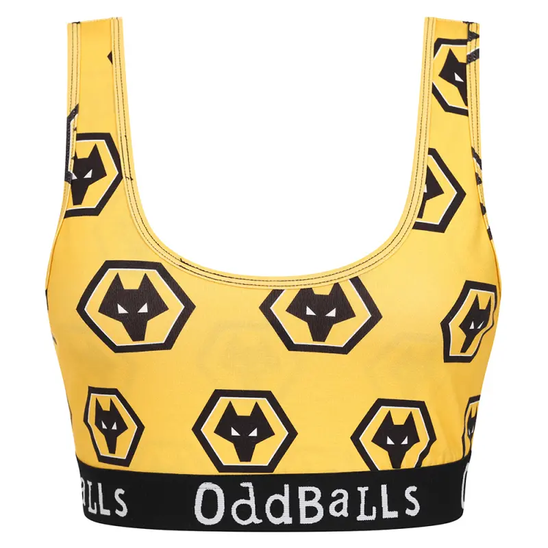 Wolverhampton Wanderers Shirt Store | OddBalls Bralette Collection Wolverhampton Wanderers Official Gear